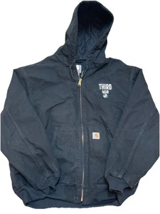 Giacca da lavoro Carhartt x Third Man Records Black Duck con cappuccio XL Detroit Grit - Foto 1 di 9