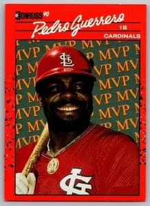 1990 Donruss Pedro Guerrero St. Louis Cardinals #BC-6 - Picture 1 of 2