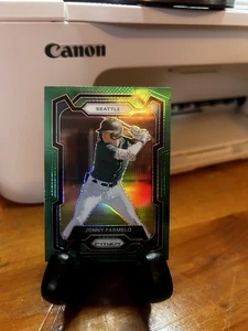 2024 Panini Prizm - Jonny Farmelo #177 Green Prizm (RC) - Picture 1 of 2