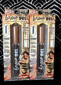🌺2pk IONI DAY DREAMIN CHESTNUT DARK BROWN BROW GEL SET DEFINE 24H HOLD EYEBROW - Picture 1 of 12