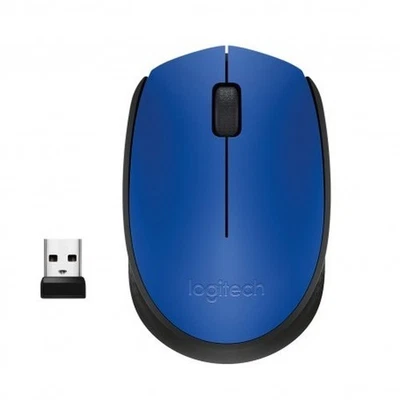 LOGITECH M171 RF Blau Kabellose Maus Beidhändig - Bild 1 von 3