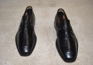 GORGEOUS JOHNSTON & MURPHY "HORSE BIT" LOAFERS 10 M $275 - Picture 1 of 7