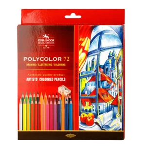 Color Pencil Set KOH-I-NOOR POLYCOLOR 3837 24-72 Crayons - Picture 1 of 15