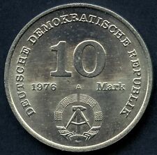 1976 'A' Germany Democratic Republic 10 Mark Coin