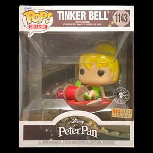 ¡Funko Pop + Protector! Campana Peter Pan de lujo Disney #1143 (boxlunch) COMO NUEVA - Imagen 1 de 11