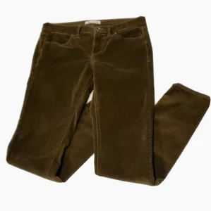 MADEWELL Womens 30x31 (Tag 27x32) Olive Corduroy Pants Skinny Leg Jean Classic - Picture 1 of 10