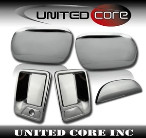 99-07 Ford F250 F350 F450 Chrome Mirror Cover Chrome Door Handle Chrome Tailgate - Picture 1 of 4