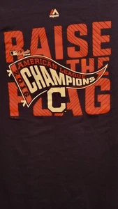 Camiseta Cleveland Indians 2016 manga larga 2X de campeones de la Liga Americana - Imagen 1 de 7