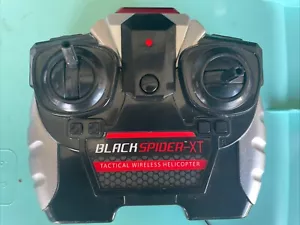 Black Spider-XT Tactical Wireless Helicopter Remote Only Tested For Power,Clean - Picture 1 of 8