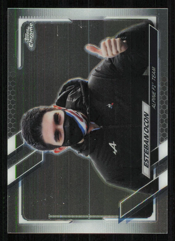 2021 Topps Chrome Formula 1 #45 Esteban Ocon - Image 1 of 2