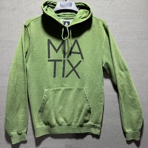 Matix Hooded Sweatshirt Green Mens Size S - Foto 1 di 8