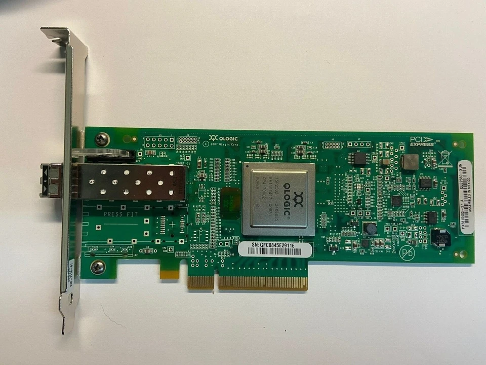 SUN QLogic QLE2560-SUN 8GB 1-Port PCIe Fibre Channel HBA 371-4324-02 High Profil - Image 1 of 1