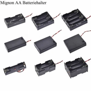 18650 Batteriefach Schalter Akku Batteriehalter für 1 - 10 x Mignon AA Micro AAA - Picture 1 of 40