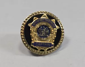 Spilla da bavero Starburst 1 pollice capitano della polizia di New York onice nera - Foto 1 di 1
