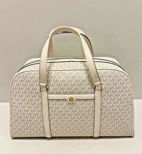 Michael Kors Travel XL Weekender Duffle Luggage Schultertasche - Light Cream Multi - Bild 1 von 8