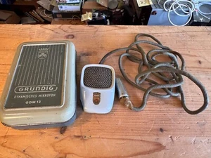 GRUNDIG DYNAMISCHES MIKROFON GDM 12 + YAESU Microphone (290g) #2.5E - Zdjęcie 1 z 14