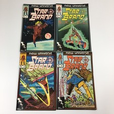 Star Brand #1-#4 (4 Comics) 1, 2, 3, & 4 Marvel 1986 26cm X 17cm