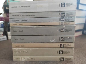 LOTTO RIZZOLI BUR CLASSICI (NOVE VOLUMI.TITOLI IN IMMAGINI) - Foto 1 di 9