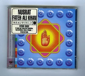 CD (SEALED) NUSRAT FATEH ALI KHAN & MICHAEL BROOK STAR RISE (REAL WORLD) - Imagen 1 de 2