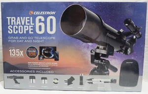 Celestron Travel Scope 60 Refractor Telescope with Tripod and Backpack, 22002-DS - Picture 1 of 8