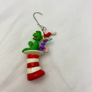 Enesco Dr Seuss The Grinch Cat in the Hat Ornament Mini 2" Holiday Christmas - Picture 1 of 9