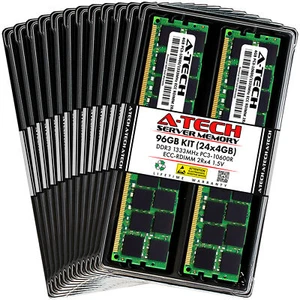 96GB 24x 4GB PC3-10600R RDIMM ASUS RS500A-S6/PS4 Memory RAM - Picture 1 of 3