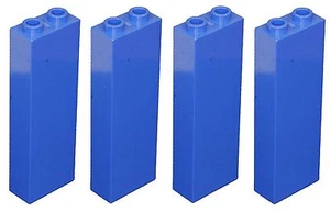 Missing Lego Brick 2454 Blue x 4 Brick 1 x 2 x 5 - Picture 1 of 2