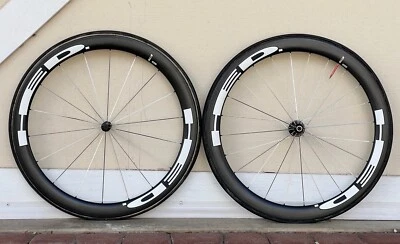 Juego de ruedas tubulares de carbono para bicicleta de carretera profesional HED Stinger 6 freno de llanta de 10 velocidades Foto 1 de 4