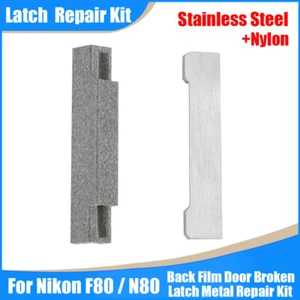 Juego de 2 para Nikon F80 N80 Película SLR Película Trasera Puerta Pestillo Roto Kit de Reparación de Metal - Imagen 1 de 11