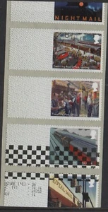 MAIL  BY  RAIL  PRINTER  TEST STRIP  TYPE 4  CHEQUERED  DOTS  POST GO  - RARE - Picture 1 of 1