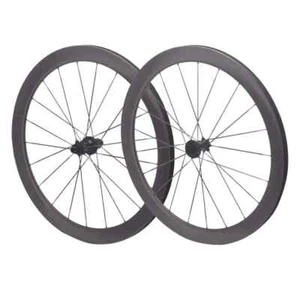 Ultraleichter 700c Carbon Faser Kies Rennrad Laufradsatz Schlauchlos Drahtreifen - Bild 1 von 12