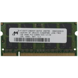 Micron 1GB PC2-5300S DDR2-667MHz Laptop Memory MT16HTF12864HY-667D3 MA837G/A 223 - Picture 1 of 1