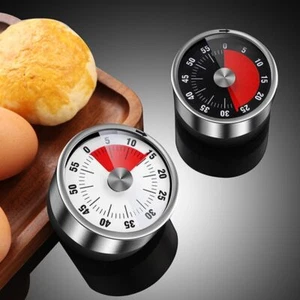 Analoger Timer Küchentimer Mechanisch 60-Minütiger Küchenwecker Magnetisch Küche - Bild 1 von 14