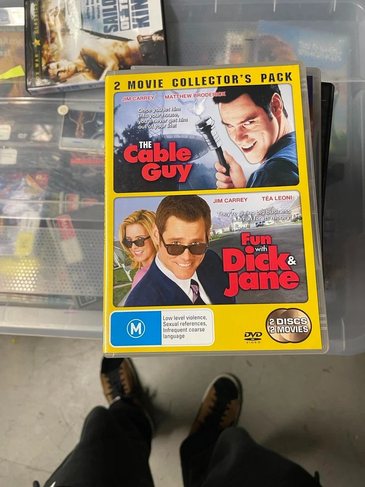 The Cable Guy / Fun With Dick And Jane  vgc dvd region 4 t472 - Image 1 of 1