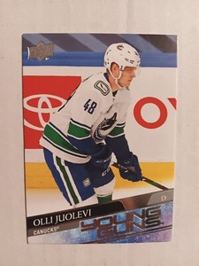 2020-21 Upper Deck #222 OLLI Juolevi Rookie RC Young Guns SP Vancouver Canucks