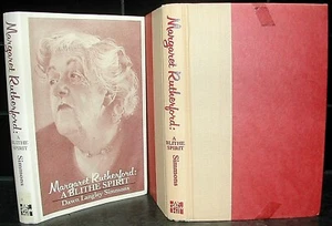 MARGARET RUTHERFORD Dawn Langley Simmons 1st Ed Blithe Spirit AGATHA CHRISTIE - Picture 1 of 1