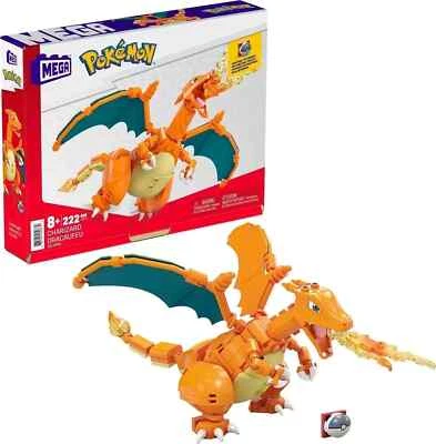 Juego de Juguetes de Construcción Pokémon Charizard con 222 Piezas, Articulados y Posables 4 Foto 1 de 4