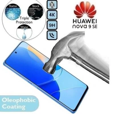 100%Genuine Tempered Glass Screen Protector (&Nova 9SE 5G) 9 For Huawei Nova9 SE - Image 1 of 2