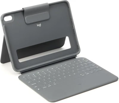 Funda con teclado Logitech resistente tipo folio para iPad (10.ª generación) - Grafito Foto 1 de 4