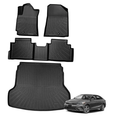 Alfombrillas para Kia Forte S | EX | FE | LX | LXS | GT | GT-Line 2019-2024 2025  Foto 1 de 4