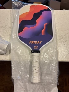 Friday Original Pickleball Paddel, Sunset Noir, 16 mm, Kohlefaseroberfläche Neu - Bild 1 von 2