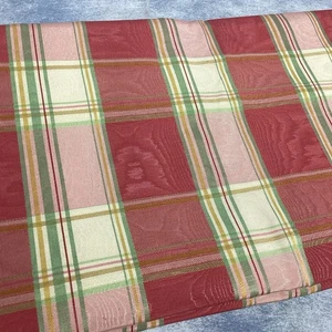 Rosa Karo Moire Taft Dekorateur Stoff 4,5 Yard NEU 56" breit - Bild 1 von 6