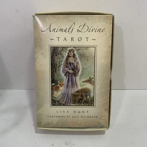 Tiere Göttliches Tarot Lisa Jagd komplett mit 78 Karten, Buch und Tasche 1. Auflage, 2005 - Bild 1 von 9