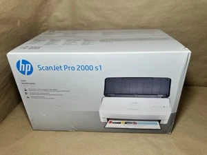 HP ScanJet Pro 2000 s1 Sheet-feed Scanner | White | New Sealed - Photo 1/6