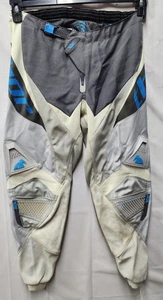 Thor Motorcross Series #2008 Pants Size 32 White/Gray/Blue - Picture 1 of 12