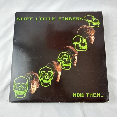 Stiff Little Fingers Now Then (1982) vinyl record LP, 33 RPM Includes Poster Foto 1 de 4