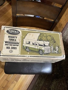 Tonka Winnebago Indian Camper Motor Home Vintage anni 70 acciaio pressato con scatola - Foto 1 di 17