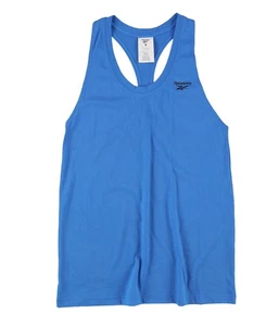 Reebok Womens Training Essentials Easy Racerback Tank Top, Blue, Small - Picture 1 of 2