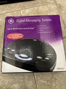 GE Digital Messaging System 29875GE2-B - 30 Minutes Record Time: New in Box/NIB - Photo 1/3