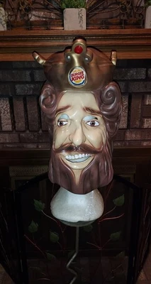 Rubie Rubber Halloween Burger King Crown Mask 2007 Officially Licensed Excellent - Image 1 of 4